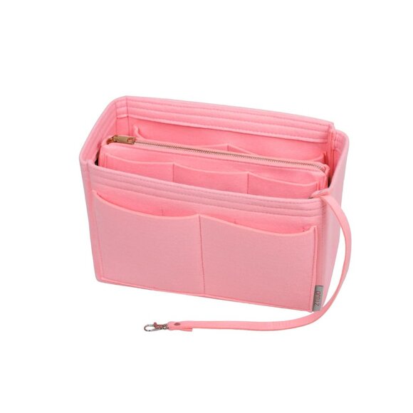 Purse Organizer Insert, Felt Bag with Metal Zipper for Speedy Neverfull - Picture 1 of 9